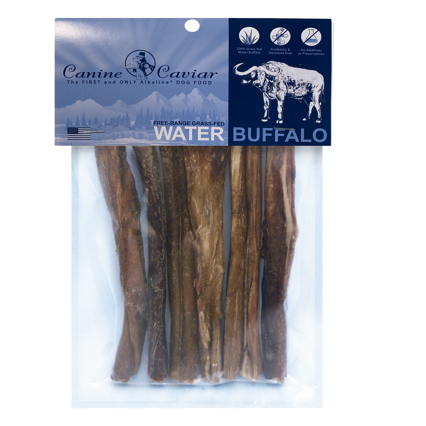 Canine Caviar Water Buffalo Bully Sticks