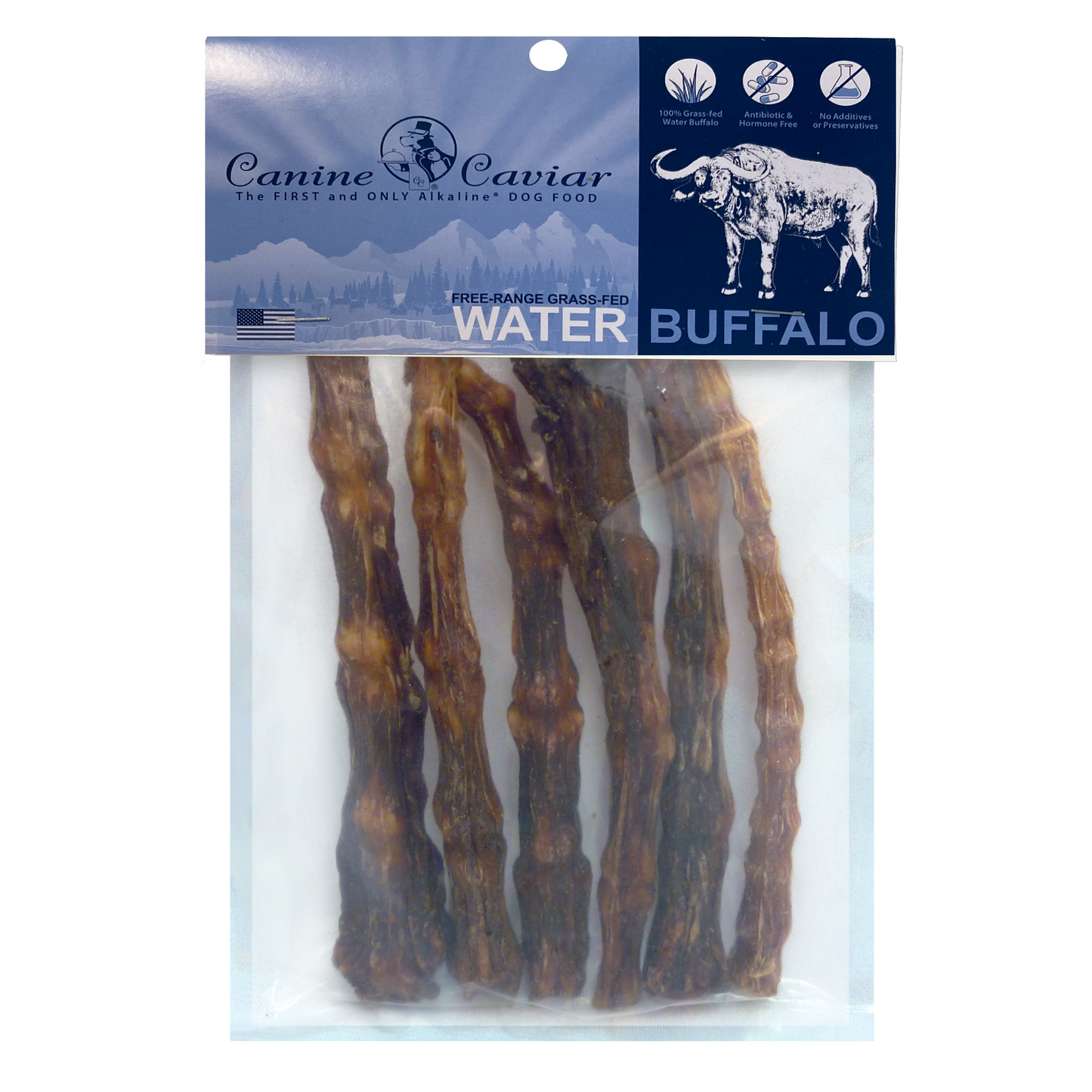 Canine Caviar Water Buffalo California Rolls
